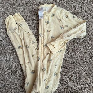 Lemon Print Kids Pajamas